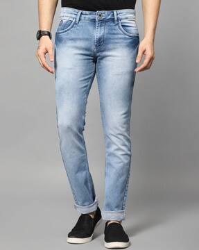 Buy Blue Jeans for Men by FUEL CLOTHING 