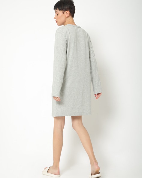 Buy Grey Nightshirts Nighties for Women by Calvin Klein Underwear Online Ajio