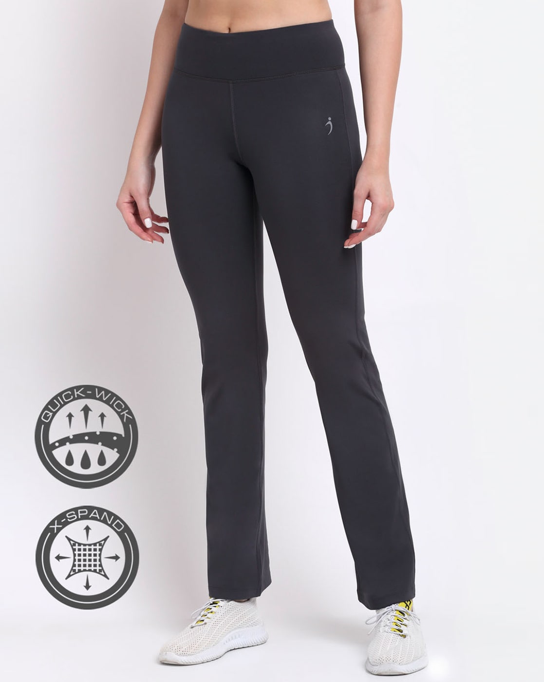 Buy Online Women Black Solid Track Pants at best price  Plussin