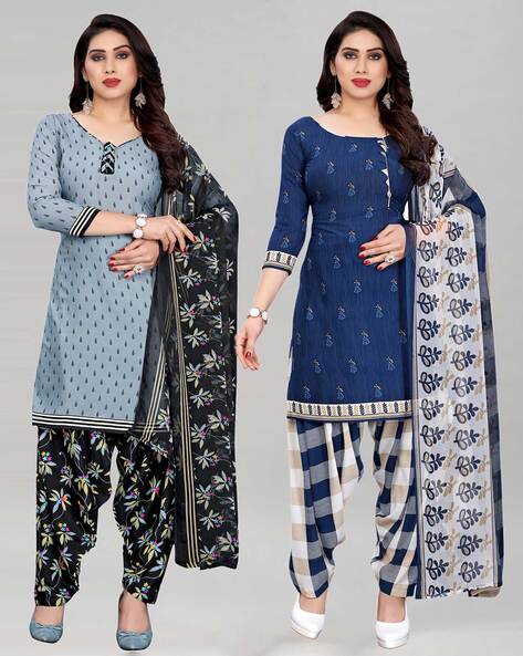 Buy Stylish Women Cotton Dress Material Collection At Best Prices Online