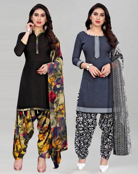 mivastri Cotton Embroidered, Solid Kurta & Churidar Material Price in India  - Buy online at Flipkart.… | Dress materials, Cotton blends dress, Cotton dress  material