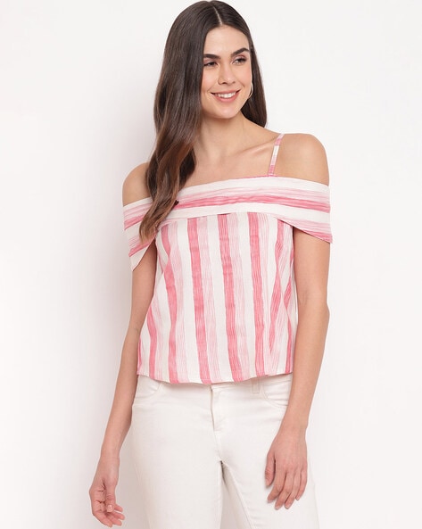 Buy Pink Tops for Women by Mayra Online