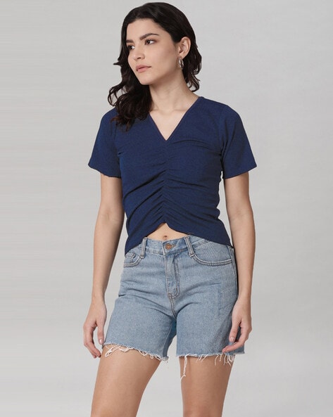 Buy Blue Tops for Women by SELVIA Online Ajio