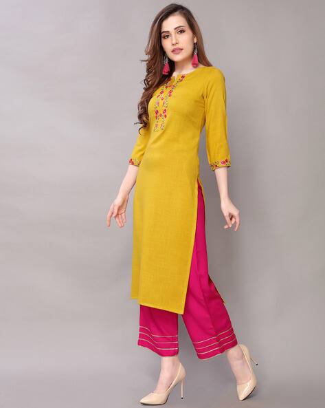 Buy Mustard Kurtis \u0026 Tunics for Women 