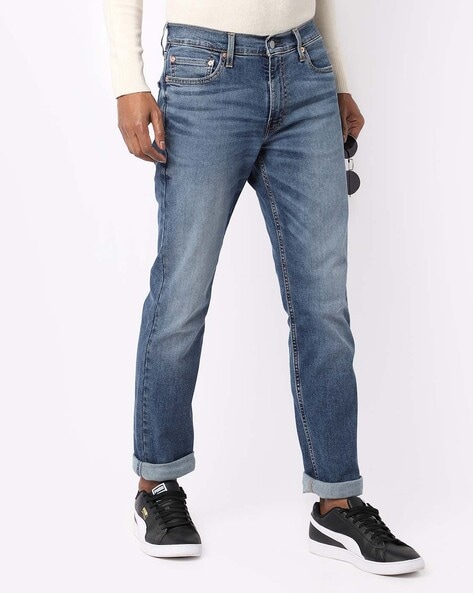 levi's washed slim fit jeans