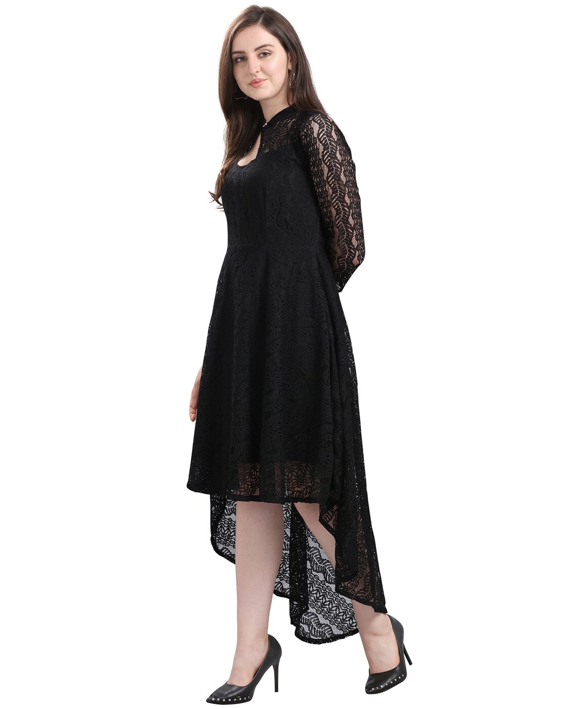 lace hem dress