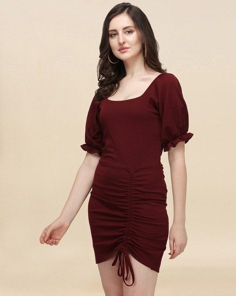 Soneya High Neck Bodycon Dress – TrenBee