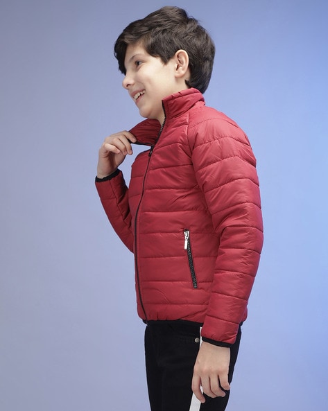 Kids sale maroon jacket