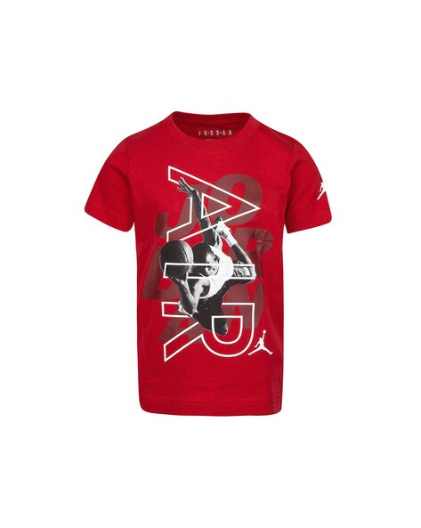 Jordan T-Shirts : Buy Jordan Boys Red Printed T-shirts Online