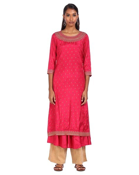 Anahi  Yellow Viscose Womens Aline Kurti  Pack of 1   Buy Anahi   Yellow Viscose Womens Aline Kurti  Pack of 1  Online at Best Prices in  India on Snapdeal