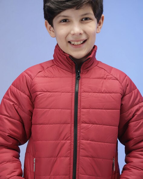 Boys hot sale maroon jacket