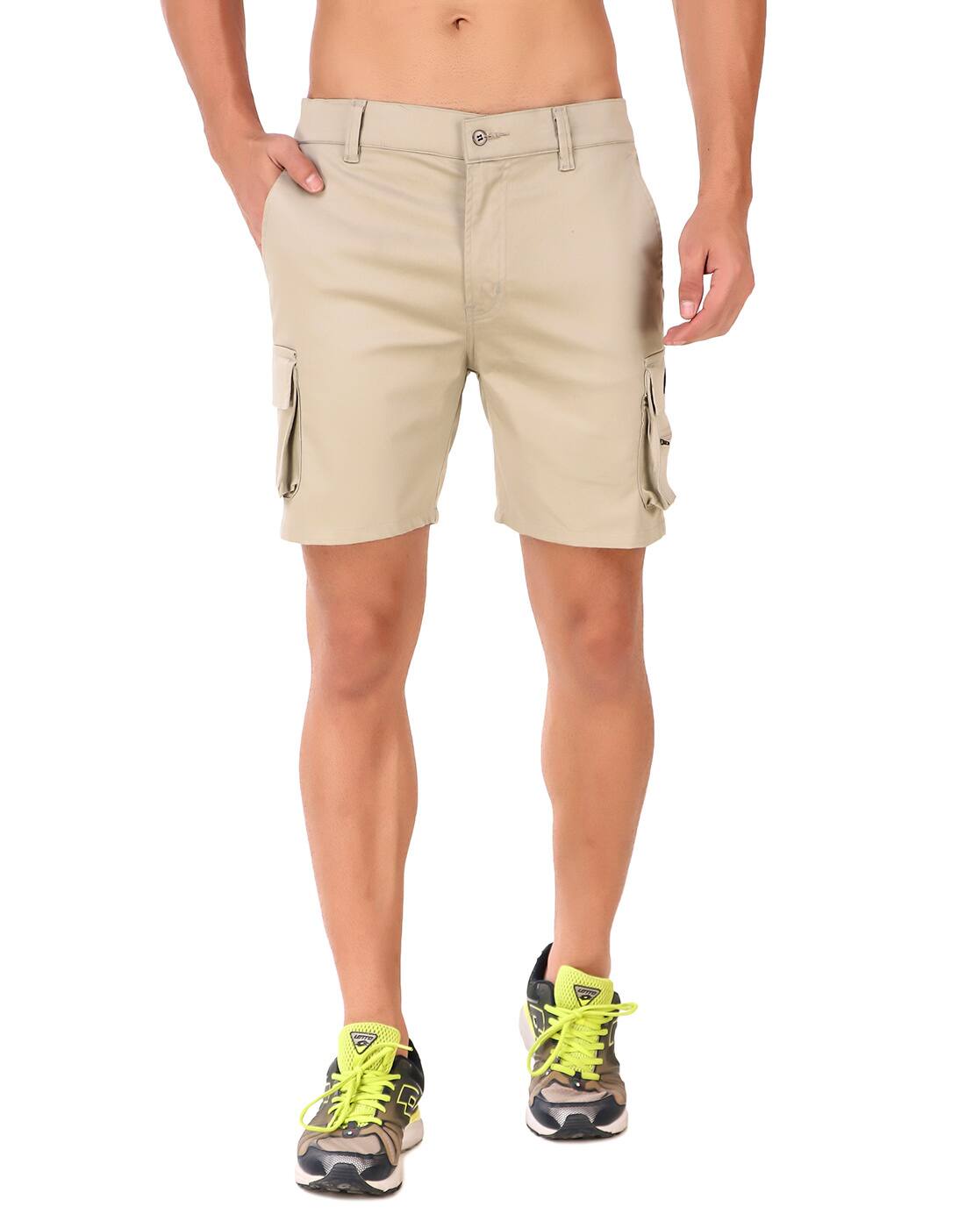 Buy Beige Shorts \u0026 3/4ths for Men by 