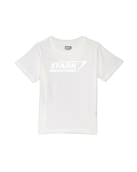 Boys Stark Industries Shirt Buy White Tshirts For Boys By Marvel