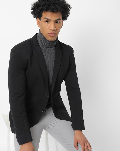 The Indian Garage Co Slim Fit Single-Breasted Blazer