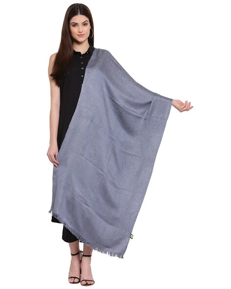 Stole with Fringed Hemline Price in India