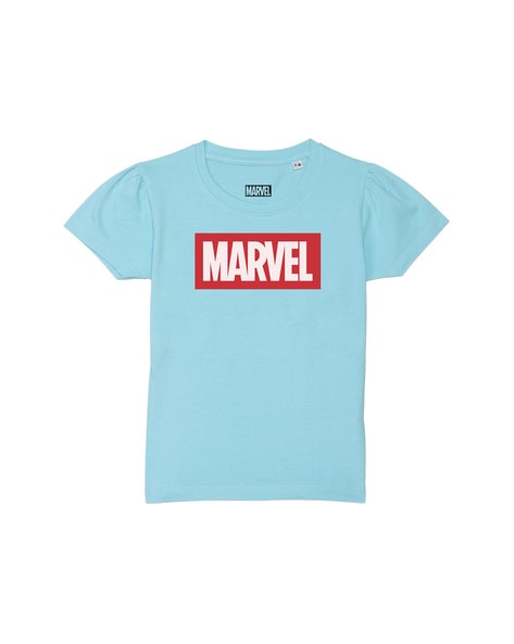 Buy Blue Tshirts for Girls by Marvel Avengers Online Ajio