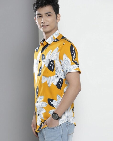 Bny shop floral polo