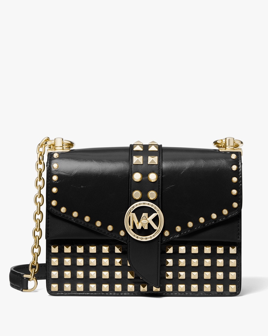 MICHAEL KORS ~Greenwich Small Leather Convertible South Pacific