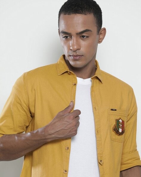 Buy Yellow Shirts for Men by The Indian Garage Co Online 