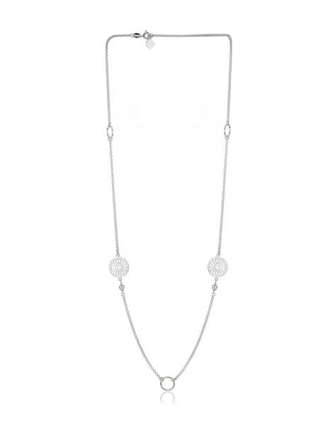 Buy Silver-Toned Necklaces \u0026 Pendants 