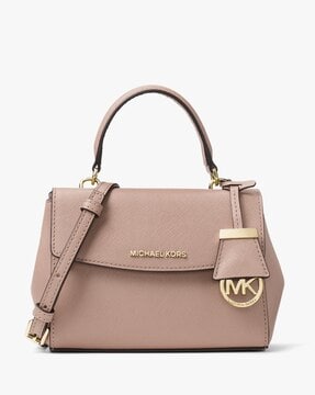 Ava leather crossbody bag Michael Kors Pink in Leather - 20460738