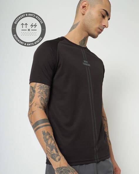 PERFORMAX Placement Print Crew-Neck T-shirt
