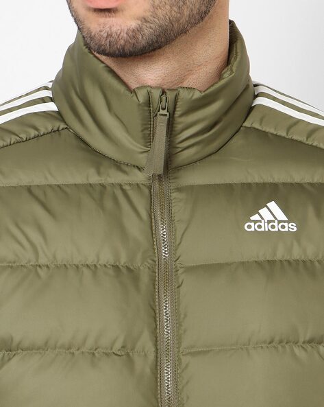 Men's Clothing - Z.N.E. Winterized Full-Zip Hooded Track Jacket - Green |  adidas Oman