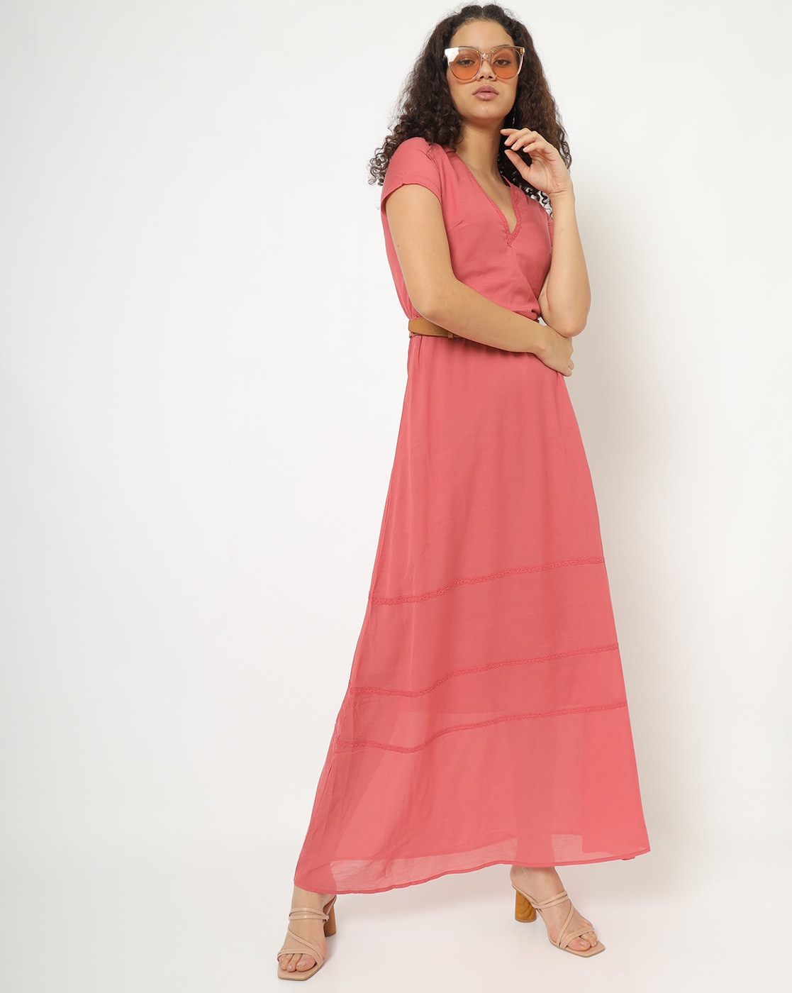 Buy Pink Dresses for Women by Encrustd Online