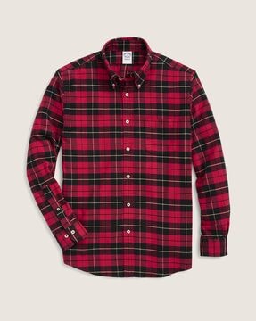 dress stewart flannel shirt