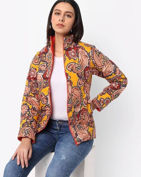 Paisley Printed Jacket – Fabcurate, 49% OFF