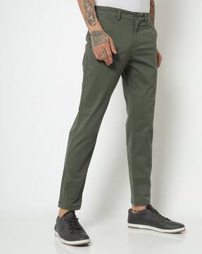 Olive Green Trousers \u0026 Pants for Men 