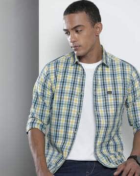 the indian garage co Checked Shirt with Patch Pocket-picture-38