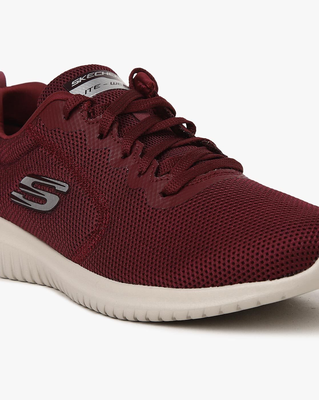 womens burgundy skechers