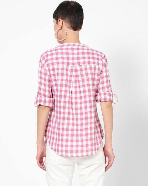 Pink Shirts for Women by DNMX Online 