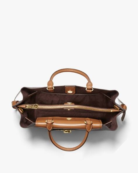 Buy Michael Kors Hamilton Legacy Large Logo Belted Satchel