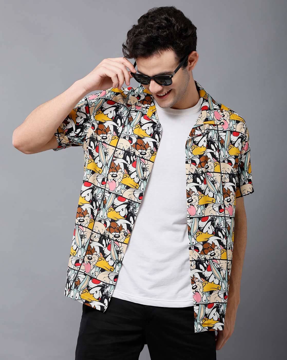 cartoon printed shirts