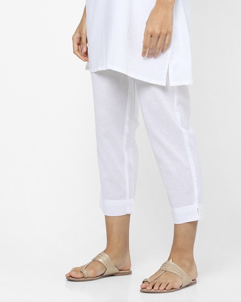 Buy Womens Cotton Lycra SemiFormal Wear Regular Fit PantsCottonworld
