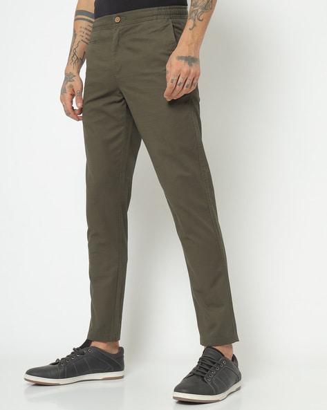 Buy Cream Trousers  Pants for Men by NETPLAY Online  Ajiocom