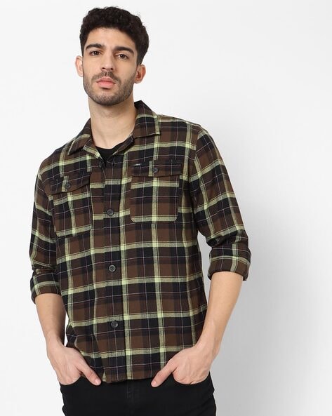 Buy Green Shirts for Men by The Indian Garage Co Online