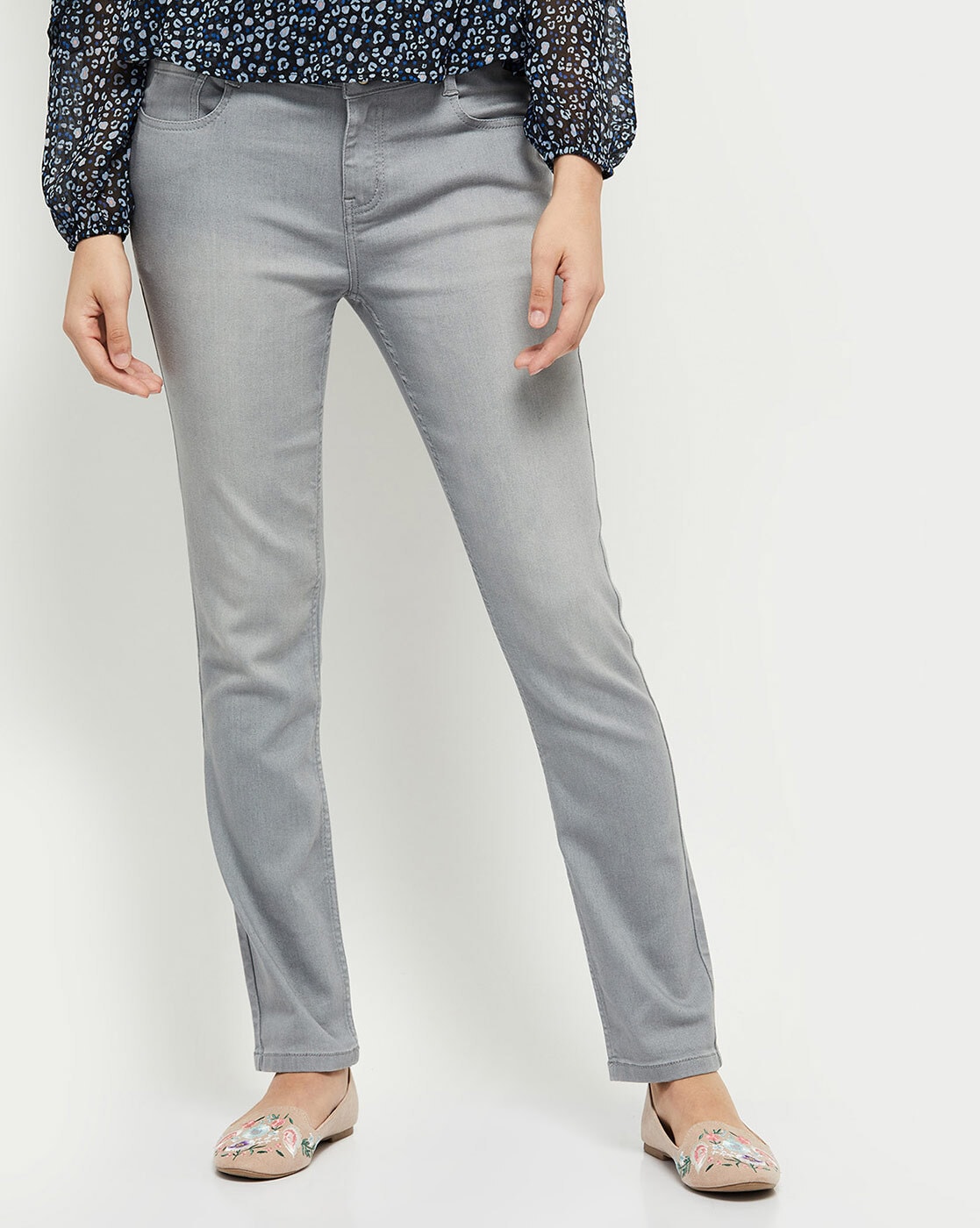 loft gray jeans