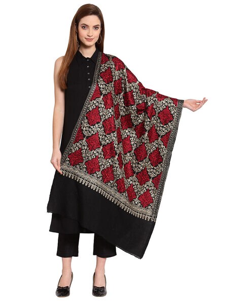 Floral  Woven Shawl Price in India