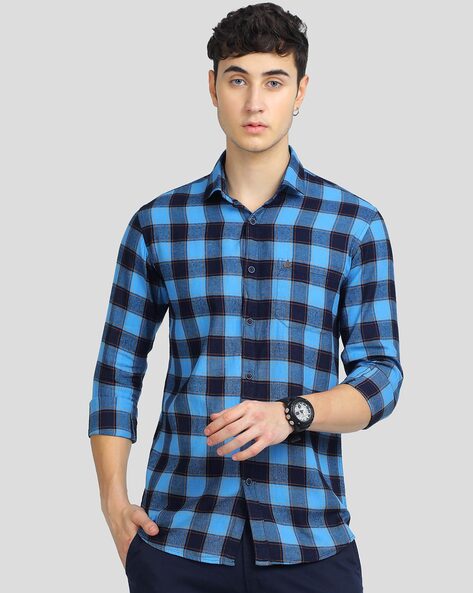 Buy Teal Blue Shirts for Men by K LARA Online