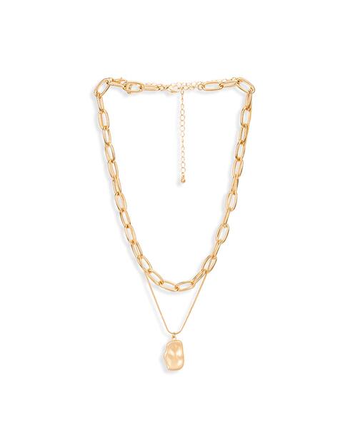 Buy Gold-Toned Necklaces \u0026 Pendants for 
