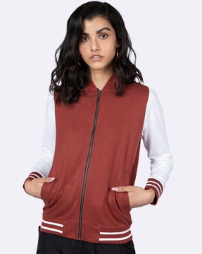 bewakoof varsity jacket