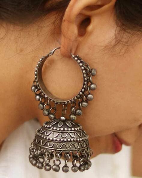 Traditional Crescent Jhumkas