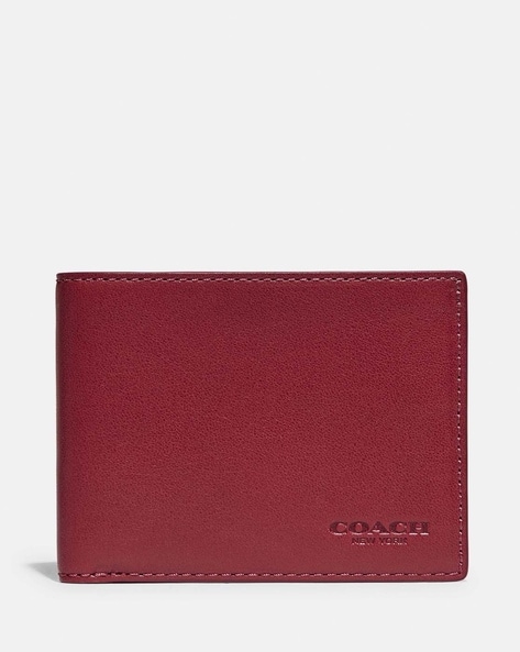 Red cheap coach wallets