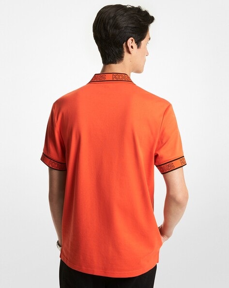 michael kors t shirt mens orange