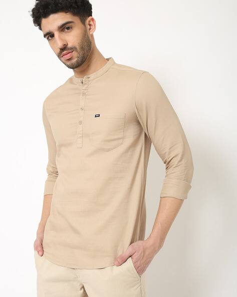 Buy Beige Shirts for Men by SPYKAR 
