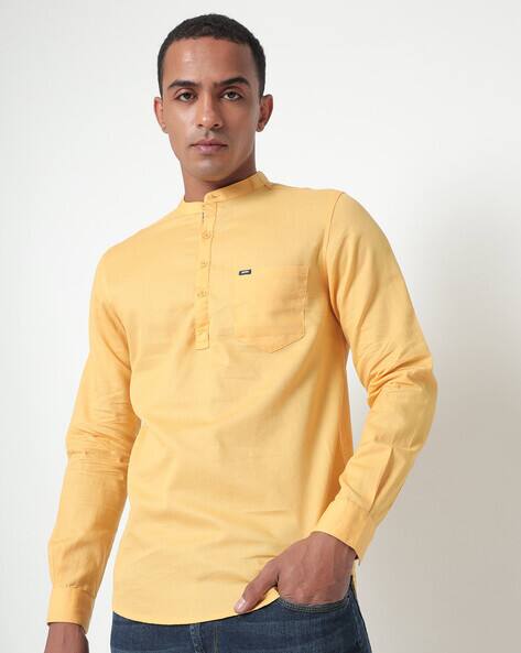Buy Yellow Shirts for Men by SPYKAR 