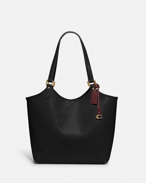 Buy Coach Day Tote Bag with Removable Pouch Black Color Women